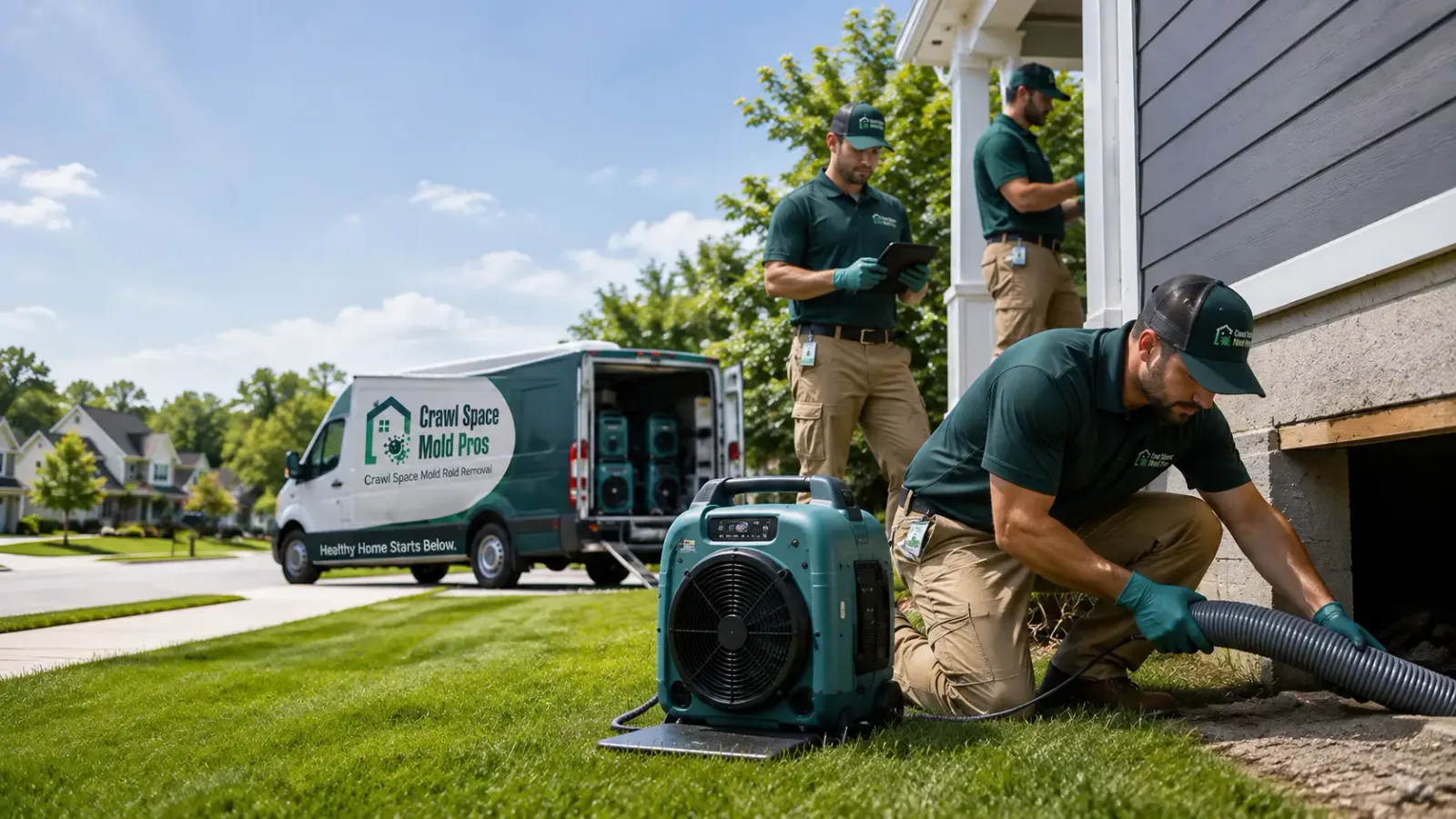 Crawl Space Mold Removal in Seville, OH